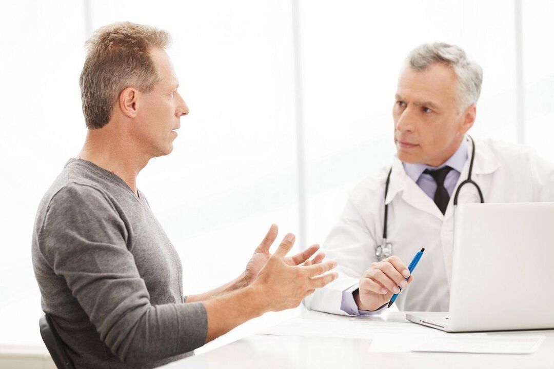 consult a doctor for symptoms of prostatitis